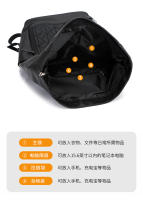 Mochila mochila de los hombres de gran capacidad bolsa de ordenador estudiante universitario Commuter bolsa de la escuela impermeable de las mujeres Casual bolsa de viaje - details 11