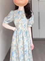 Elegante Vestido Floral de Alta Gama Francesa Estilo Único para Primavera-Verano 2025 - details 1