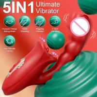 Leten-vibradores consoladores realistas para mujer, vibrador de punto G, lengua, lamiendo pezón, clítoris, estimulador de vibraciones, Juguetes sexuales para adultos 18 - details 7
