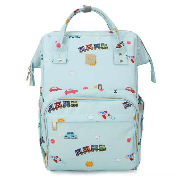 Mochila De pañales Grande Capacidad Multifuncional Bolsa De Bebé Impermeable Moda Para Mamá Viaje Bolsas De pañales Bolsa De Amamantamiento - 1