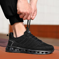 Zapatillas Deportivas de Malla Tejida con Mosca para Hombres Tamaño Grande Casual de Moda - details 6