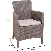 226454 Sillón de jardín, 60 x 63 x 85 cm - details 6
