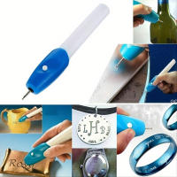 1pc Pluma de grabado eléctrica, Pluma de grabado de precisión inalámbrica, Herramienta de grabado de nombres. Este producto no incluye pilas. - details 0