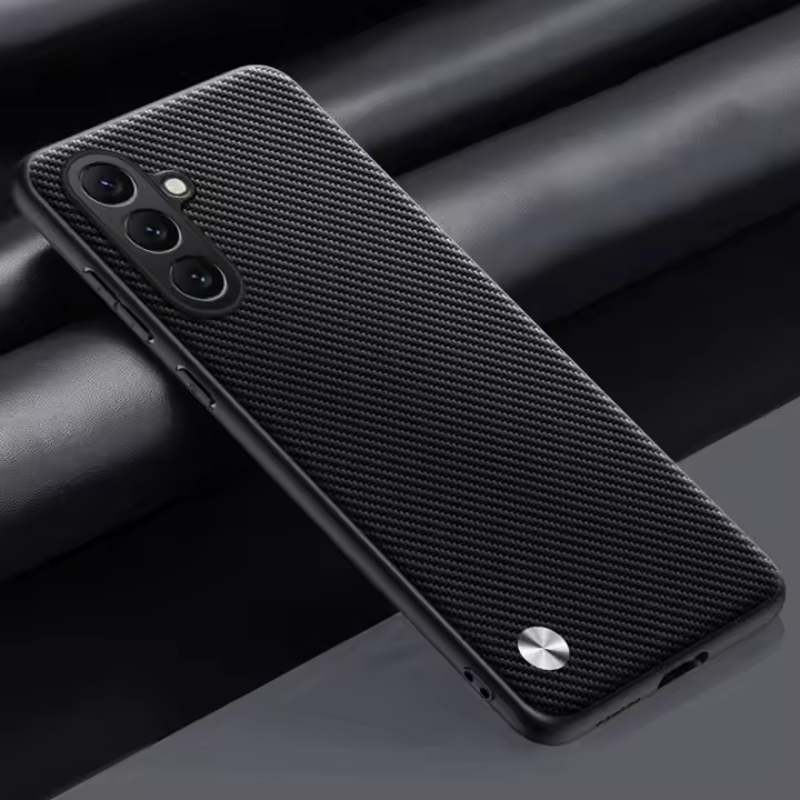 Funda de Lujo de Cuero PU para Samsung Galaxy C55 F55 M55 5G Cubierta Trasera Mate, a Prueba de Golpes, Protección Completa de Silicona - 1