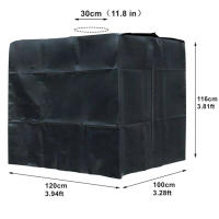 Cubierta Impermeable para Jardín al Aire Libre 1000 litros IBC Recipiente de Agua de Lluvia con Cubiertas de Polvo Protectora de Sol - details 8