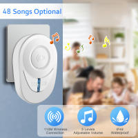 Timbre de Puerta Inalámbrico Elecpow Resistente al Agua para Exteriores Belleza Inteligente para el Hogar con Luz LED y Alarma de Seguridad para Ancianos y Emergencias - details 5