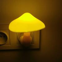 Luces LED de noche con forma de seta para dormitorio, Sensor automático, lámparas de mesita de noche para escaleras de baño, Sensor de control de luz, luces decorativas - details 0