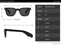 Gafas de sol para hombre Gafas de sol cuadradas retro con remaches para hombre - details 3