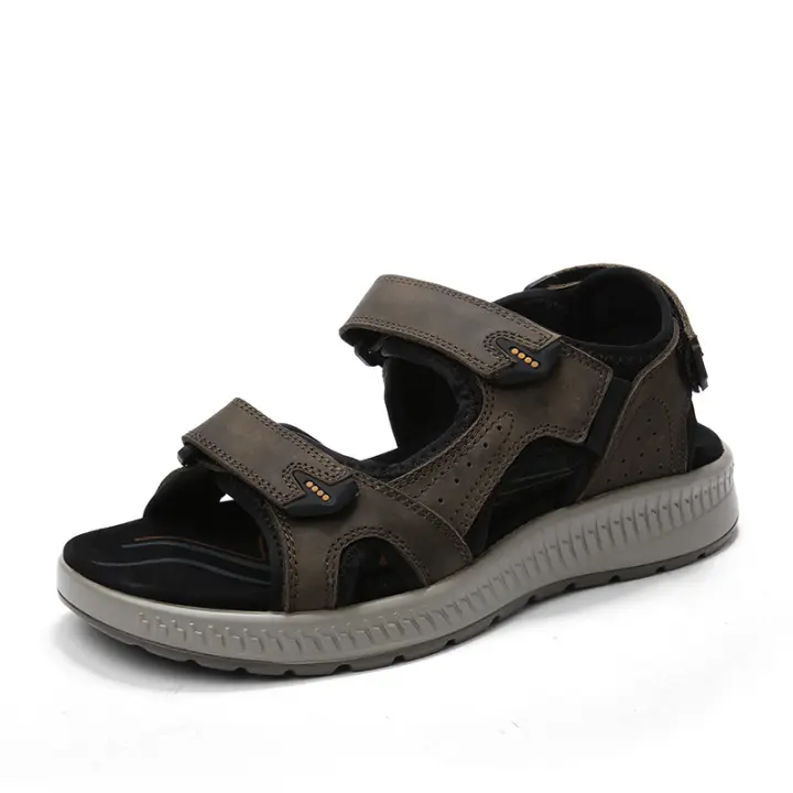Sandalias Deportivas para Hombre Correas Ajustables Sandalias de Senderismo para Interiores y Exteriores Sandalias Informales con Punta Abierta para Caminar Zapatos de Agua para Playa de Verano - 1