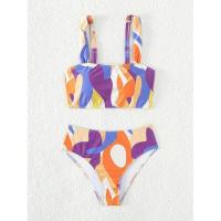 Bikini de cintura alta, Tre 2025 Conjunto de bikini bandeau sexy para mujer, Traje de baño brasileño para mujer - details 28
