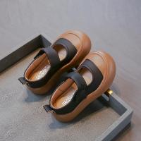Zapatos de cuero para niños y niñas, calzado de estilo coreano a la moda, suela suave, antideslizante, informal, versátil, Chic, novedad de otoño, 2024 - details 5