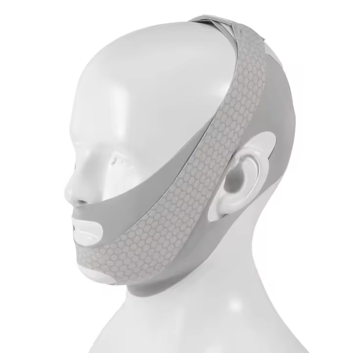 Mascarilla facial reutilizable de grafeno con línea en V, correa para la barbilla para mujer, correa para la barbilla con elevación en V, transpirable, cómoda correa para la barbilla, cinta suave para levantar la barbilla, con correa para la barbilla, cor - 1