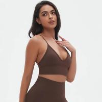 Top sin costuras Nylon de secado rápido Color sólido Adecuado para yoga y estiramientos Deportes profesionales - details 35