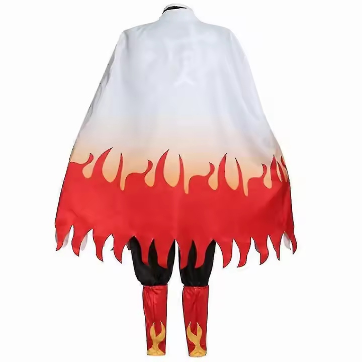Demon Slayer Rengoku Kyoujurou Cosplay disfraz conjunto fiesta vestido elegante BSSM - 1