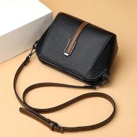 Bolso bandolera de mujer de diseño simple, pequeño, de color sólido, casual, de cuero PU, para teléfono. - details 10