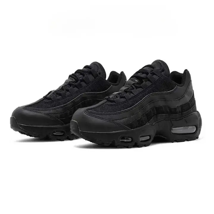 Zapatillas deportivas Hombre Mujer Max 95 Triple Negro Zapatillas para correr Zapatillas Talla 36-46 - 1