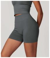 Pantalones cortos deportivos sin costuras para mujer, monos push-pull de cintura alta para gimnasio, ropa de yoga - details 11