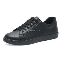 Nuevas zapatillas de deporte blancas de calidad al por mayor para hombres, zapatos planos de aire de diseño informal, zapatos negros puros, precio bajo, 45, marca famosa de fábrica - details 1