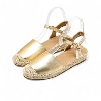 Zapatos de Verano de Lona de Yute con Tacón de Cuña Bajo y Hebilla Sencilla - details 31