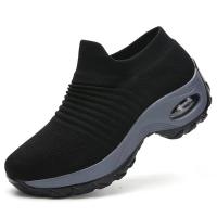 Zapatos deportivos de talla grande para mujer 2025 Zapatos planos de 1 cm con plantilla de aire y almohadilla - details 0