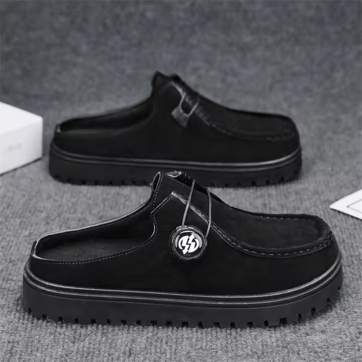 Baotou zapatillas de los hombres 2025 nuevo verano desgaste casual deportes antideslizante y resistente al desgaste de los hombres al aire libre playa media zapatillas zapatos deportivos - 1