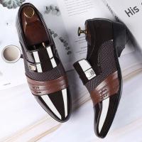 Zapatos sin cordones para hombre, zapatos Oxford de vestir a la moda para negocios, zapatos para hombre 2020, nuevos trajes clásicos de cuero para hombre, zapatos para hombre 2023 - details 6