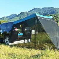 Tienda trasera SUV sombrilla para acampar al aire libre repelente de mosquitos toldo antiviento maleta trasera - details 5