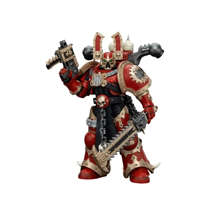 JOYTOY 1/18 figura de acción 40K World Eaters Khorne Berzerker 6 Anime modelo militar - 1