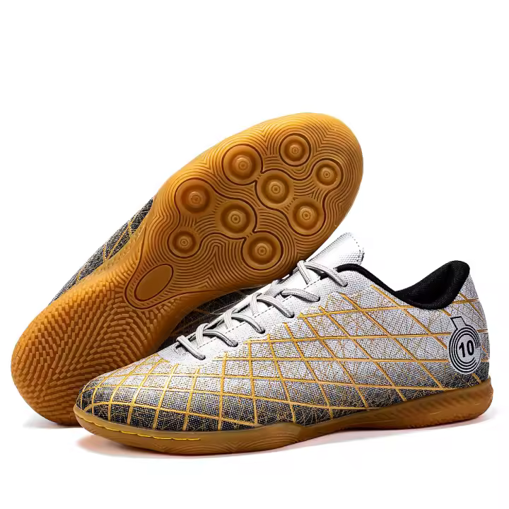 Suela de tendón de vaca masculino y femenino estudiantes zapatos de juego adulto césped zapatos de fútbol - 1
