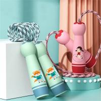 Cuerda para saltar ajustable para hombres y mujeres, diseño de filete, cuerda de algodón, cuerdas para saltar, entrenamiento colorido, cuerda para saltar para niños, deporte, Fitness - details 1