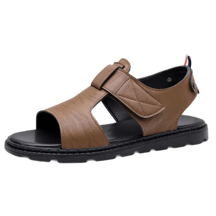 Sandalias de verano para hombre 2025, nuevas sandalias de playa antideslizantes con suela suave, zapatos romanos casuales de moda. - 1