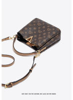 FOXER-Bolso cruzado de cuero sintético para mujer, bandolera con estampado de cubo - details 28