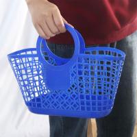 Cesta organizadora de juguetes práctica colgante hueca de plástico, accesorios de cocina y baño, cesta de almacenamiento, 1 Uds. - details 2