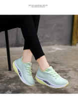 Zapatos deportivos de marca para mujer, zapatos de suela gruesa, zapatos de plataforma con tejido volador, zapatos tonificadores para mujer, zapatillas de deporte con cuña, zapatos con balancín transpirables - details 18