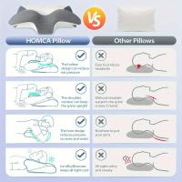 Viscoelástica cervical es almohada para el dolor de cuello y hombros, ergonómica, ortopédica, para dormir de lado - details 3