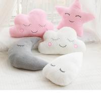 Nueva nube de peluche, Luna, estrella, gota de lluvia, almohada de felpa, cojín suave, juguetes para niños, bebés, niñas, regalo de Navidad, decoración para habitación y coche - details 1