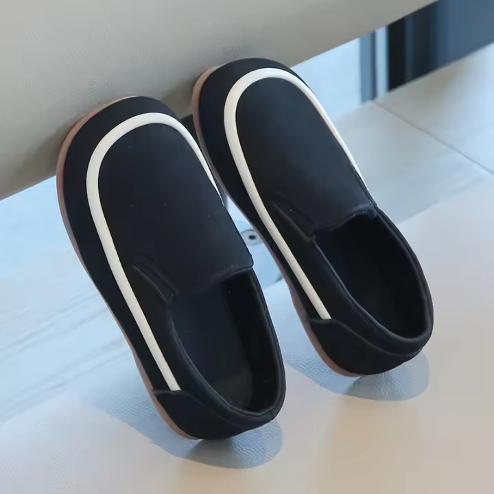 Zapatos informales para niños pequeños, mocasines antideslizantes de tela de terciopelo, suaves, a la moda, para primavera y otoño - 1