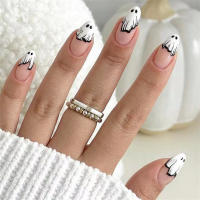 Uñas Falsas Blancas Punta de Fantasma Blanco A Prueba de Chips A Prueba de Manchas - details 5