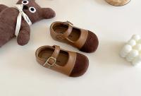 Zapatos de cuero para niños y niñas, calzado de princesa antideslizante, versátil y Chic, de fondo suave, estilo coreano, a la moda, novedad de otoño, 2024 - details 7