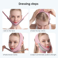 Vendaje adelgazante Facial para mujer, moldeador Facial de línea en V, cinturón de realce de mejillas y mentón, Correa masajeadora antiarrugas, herramientas de belleza para el cuidado de la piel - details 5