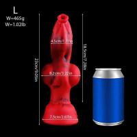 Leten perro nudo realista fantasía monstruo Animal consolador grande Lobo Anal Plug 18 juguete sexual parejas juego sexy tоy xxl - details 10