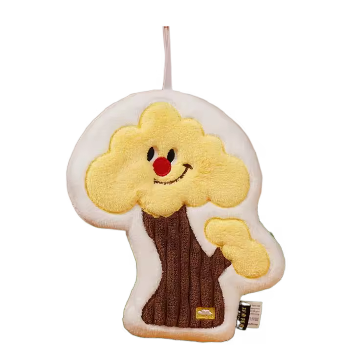 Toalla de mano de dibujos animados de secado rápido, toalla de limpieza más gruesa, paños de cocina absorbentes reutilizables - 1