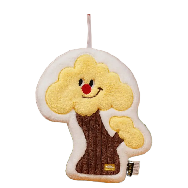 Toalla de mano de dibujos animados de secado rápido, toalla de limpieza más gruesa, paños de cocina absorbentes reutilizables - 1