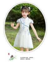 Hanfu para niñas, novedad de verano, falda de princesa nacional, vestido Cheongsam de estilo antiguo de hadas para niños - details 12