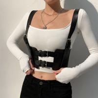 Corset Punk de Cuero Chaleco Gótico para Mujer Diadema de Cintura Casual - details 0