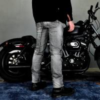 Motocicleta jeans hombres, pantalones retro locomotora de montar, Kevlar resistente al desgarro de carreras todoterreno elástico a prueba de caídas pantalones. - details 5