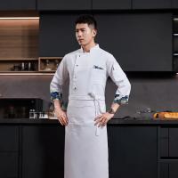 Uniforme de Chef blanco, abrigo de Chef de manga larga, camiseta, chaqueta de cocina de Chef de Hotel, restaurante, panadería, ropa de cocina transpirable con logotipo - details 9