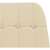 Silla Mecedora Balancín Reclinable Asiento Butaca Sillón Acolchado Salón Sala de Estar Relajación Muebles Mobiliario de Tela - details 4
