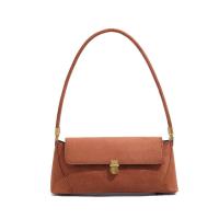 Premium sense 2024 franela bandolera de un solo hombro axila bolso Baguette de moda para mujer mochila de lujo de alta gama - details 7