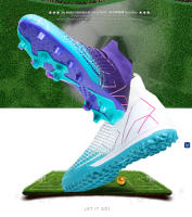 Botas de fútbol para hombre, zapatos de fútbol profesionales FG/TF, botines de tobillo alto para niños pequeños, zapatillas de fútbol para césped, zapatos de entrenamiento de fútbol sala - details 3